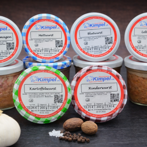 Hausmacher Glaswurst - traditionell eingekocht