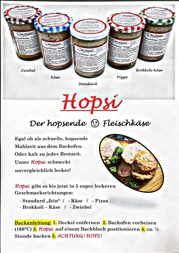 Hopsi (der hopsende Fleischkäse aus dem Glas) – Bild 3