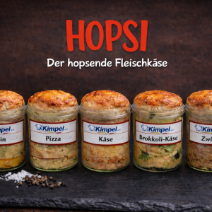 HOPSI - der hopsende Fleischkäse